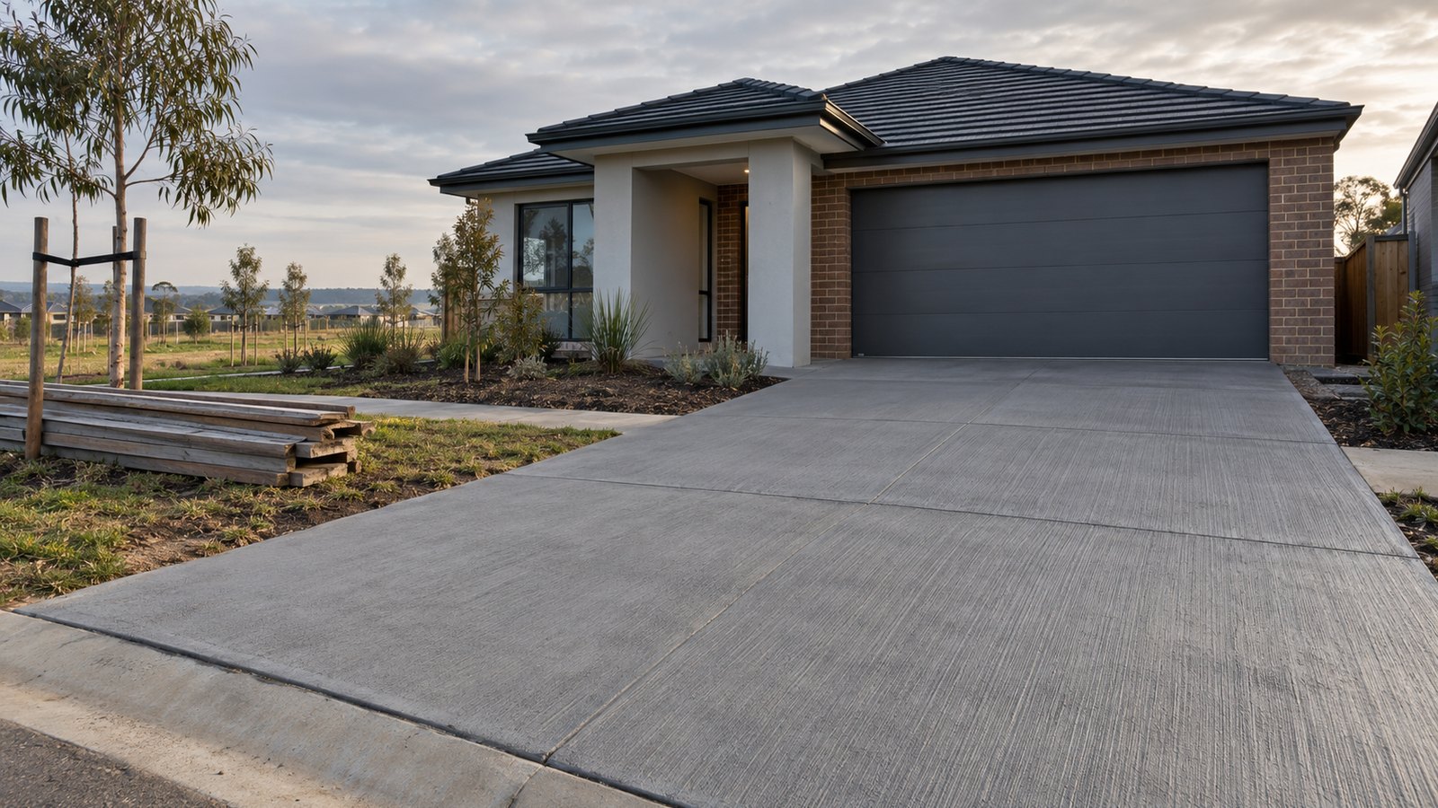 concrete driveways in Kalkallo