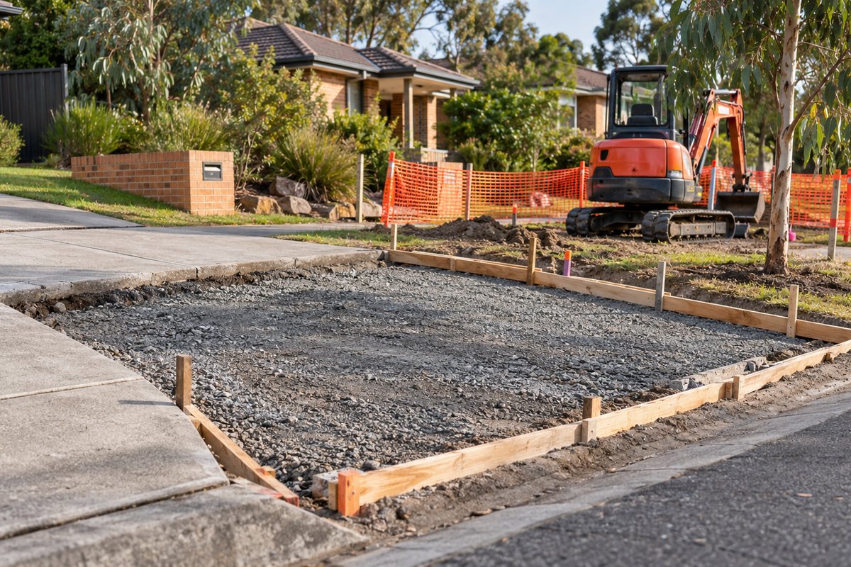 Illustrative photo for Vehicle crossings and council permits